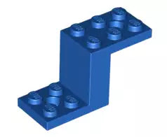 LEGO Sonderplatten 76766 Halter 5x2x2 1/3 mit 2 Löchern, blau