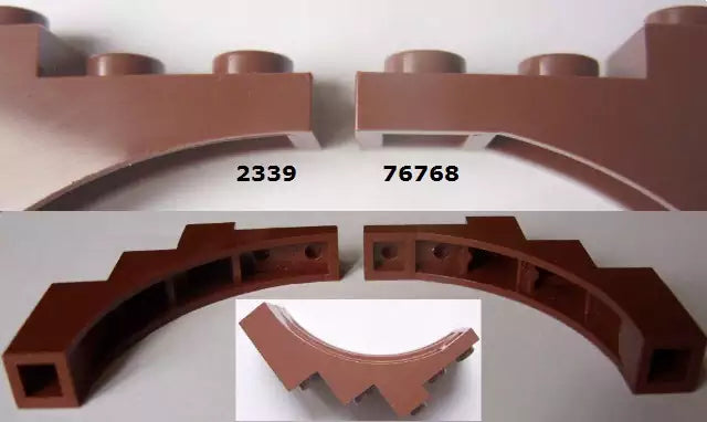 LEGO Steine 2339 Bogensteinsegment 1x5x4, beige