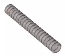 LEGO Technic 78c07 Schlauch geriffelt 7L (7x56 mm), mattsilber