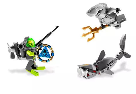 LEGO Atlantis 8078 Große Haifestung