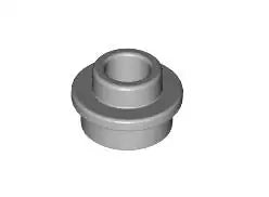 LEGO Platten 85861 Platte rund 1x1 mit Loch, hellgrau