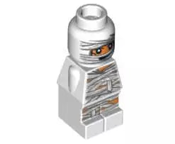 LEGO Microfiguren 85863pb005 Mumie, weiß