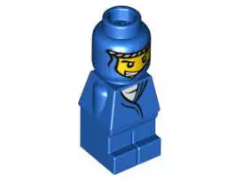 LEGO Microfiguren 85863pb009 Abenteurer, blau
