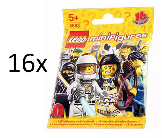 LEGO Minifiguren Serie 1 8683 Alle 16 Minifiguren