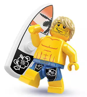 LEGO Minifiguren Serie 2 8684-12 Surfer