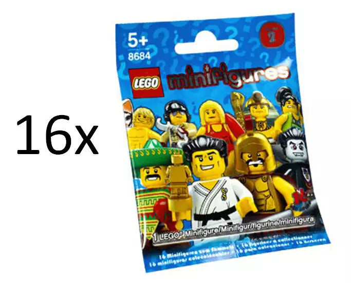 LEGO Minifiguren Serie 2 8684 Alle 16 Minifiguren
