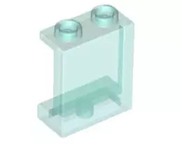 LEGO Wandelemente 94638 Paneel 1x2x2, transparent-hellblau