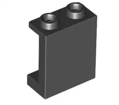 LEGO Wandelemente 87552 Paneel 1x2x2, schwarz