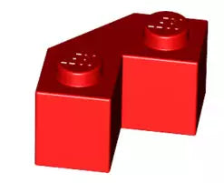 LEGO Sondersteine 87620 Eckstein 2x2, rot