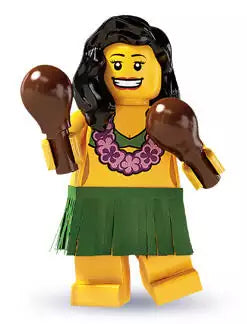 LEGO Minifiguren Serie 3 8803-02 Hula-Tänzerin