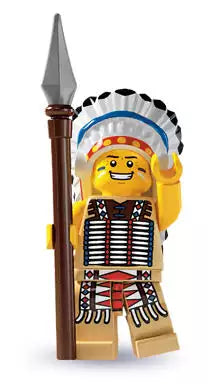LEGO Minifiguren Serie 3 8803-08 Stammeshäuptling