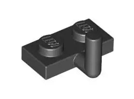LEGO Sonderplatten 88072 Platte 1x2 mit Haken, schwarz