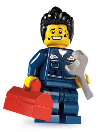 LEGO Minifiguren Serie 6 8827-02 Automechaniker