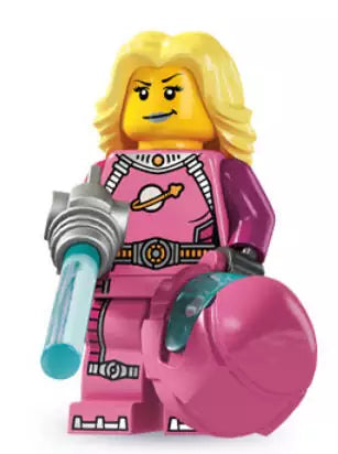 LEGO Minifiguren Serie 6 8827-14 Intergalaktische Heldin
