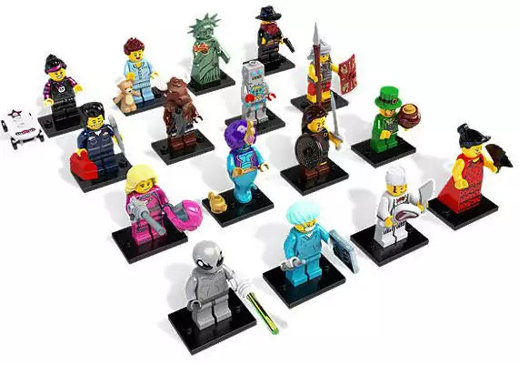 LEGO Minifiguren Serie 6 8827 Alle 16 Minifiguren