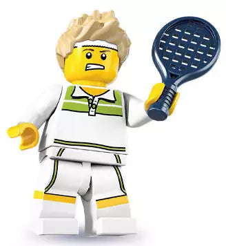 LEGO Minifiguren Serie 7 8831-15 Tennisprofi