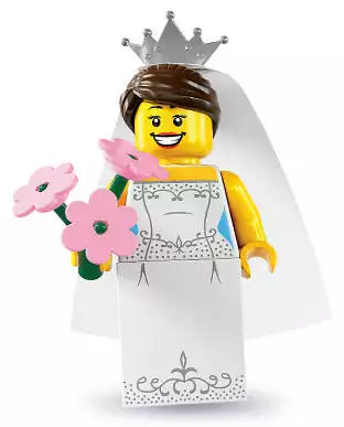 LEGO Minifiguren Serie 7 8831-03 Braut