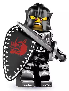 LEGO Minifiguren Serie 7 8831-06 Schwarzer Ritter