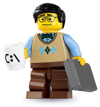 LEGO Minifiguren Serie 7 8831-07 Computerprogrammierer