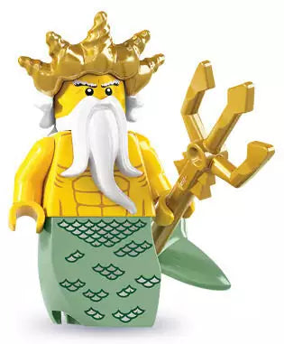 LEGO Minifiguren Serie 7 8831-09 Ozeankönig