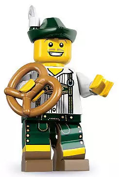 LEGO Minifiguren Serie 8 8833-14 Lederhosenträger