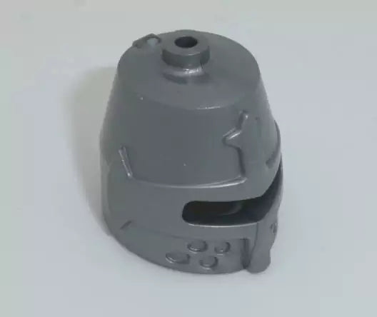 LEGO Minifiguren Zubehör 89520 Ritterhelm geschlossen, mattsilber