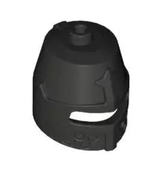 LEGO Minifiguren Zubehör 89520 Ritterhelm geschlossen, perldunkelgrau