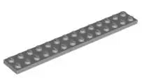 LEGO Platten 91988 Platte 2x14, hellgrau