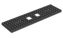 LEGO Eisenbahn 92088 Platte 6x24, schwarz
