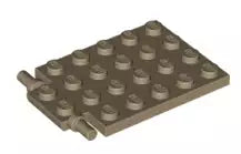 LEGO Sonderplatten 92099 Falltürklappe 4x6, dunkelbeige
