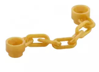 LEGO Ketten 92338 Kette 5 Glieder (6L), perlgold