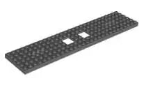 LEGO Eisenbahn 92339 Platte 6x28, dunkelgrau