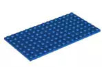 LEGO Platten 92438 Platte 8x16, blau