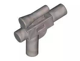 LEGO Waffen 92738 Blaster Pistole klein, mattsilber