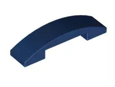 LEGO Schrägsteine 93273 Bogenstein 1x4 ohne Noppen, dunkelBlau