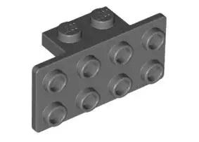 LEGO Sonderplatten 93274 Halter 1x2/2x4, dunkelgrau