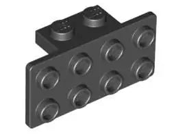 LEGO Sonderplatten 93274 Halter 1x2/2x4, schwarz