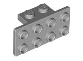LEGO Sonderplatten 93274 Halter 1x2/2x4, hellgrau