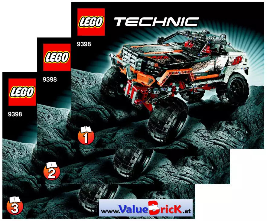 LEGO Technic BAUANLEITUNG 9398 4X4 Offroader