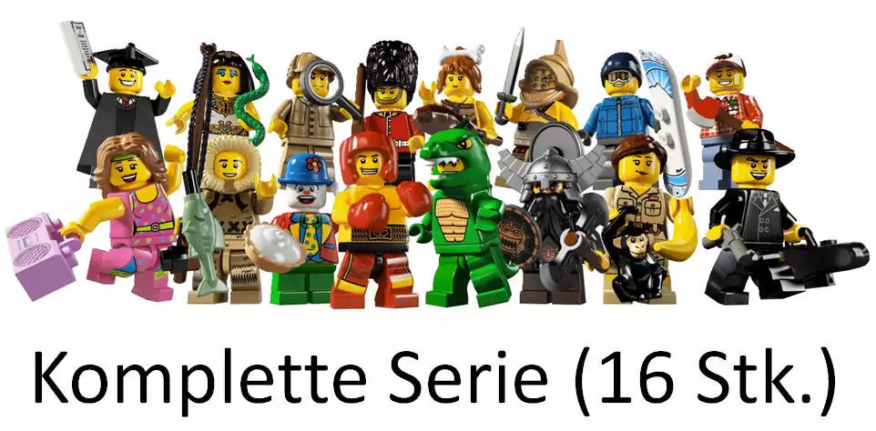 LEGO Minifiguren Serie 5 8805 Alle 16 Minifiguren