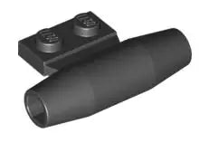LEGO Luftfahrt 98302 Turbine klein mit Platte 1x2, schwarz