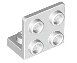 LEGO Sonderplatten 99207 Halter 1x2/2x2 invers, weiß
