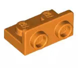 LEGO Sonderplatten 99780 Halter 1x2/1x2 invers, orange