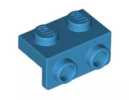 LEGO Sonderplatten 99781 Halter 1x2/1x2, dunkel-azurblau