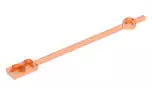 LEGO Stangen 99784 Stange 12L mit Platte 1x2, transparent-neonorange