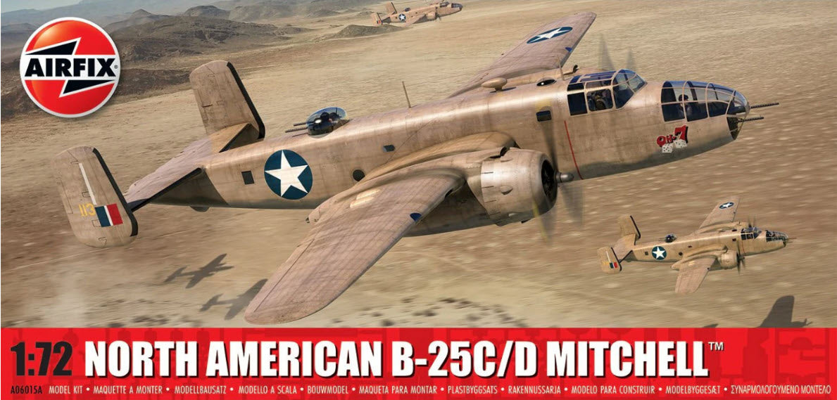Airfix A06015A North American B-25C/D Mitchell, 1:72