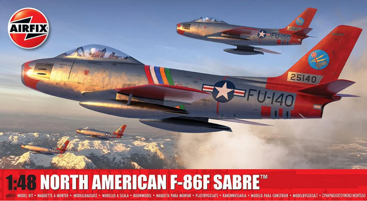 Airfix A08111 North American F-86F Sabre, 1:48