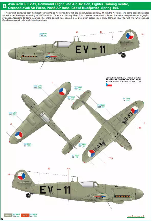 Eduard 11122 Avia S-99 / C-10 - Limited Edition, 1:48