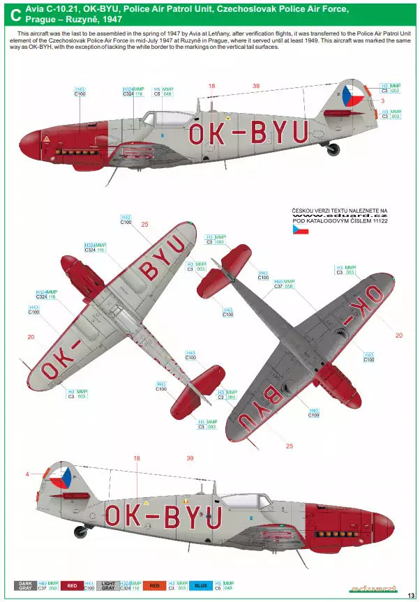 Eduard 11122 Avia S-99 / C-10 - Limited Edition, 1:48