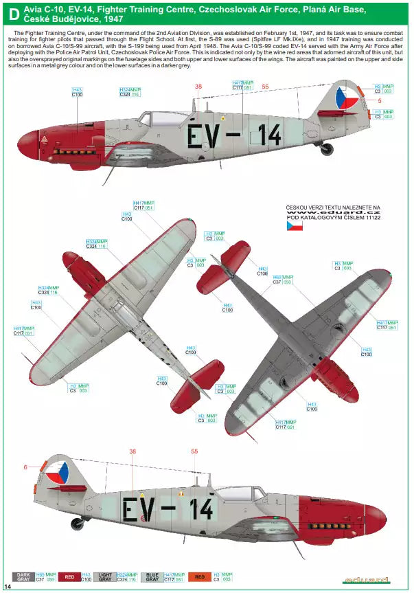 Eduard 11122 Avia S-99 / C-10 - Limited Edition, 1:48